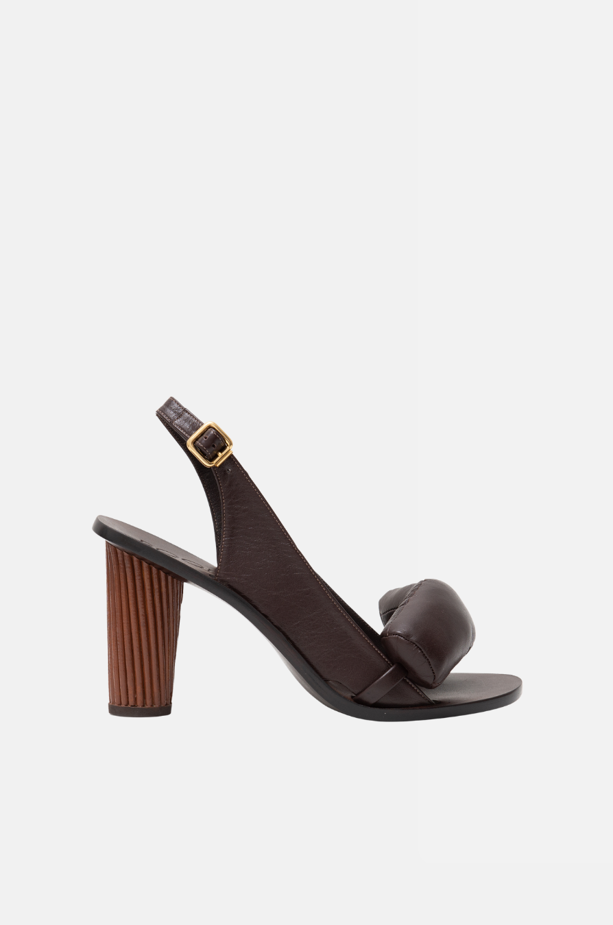 Sandal Recliner Heels Café